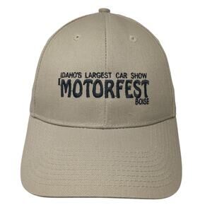 Idaho's Largest Car Show Motorfest Boise Baseball Cap Brown One Size Headtotoe